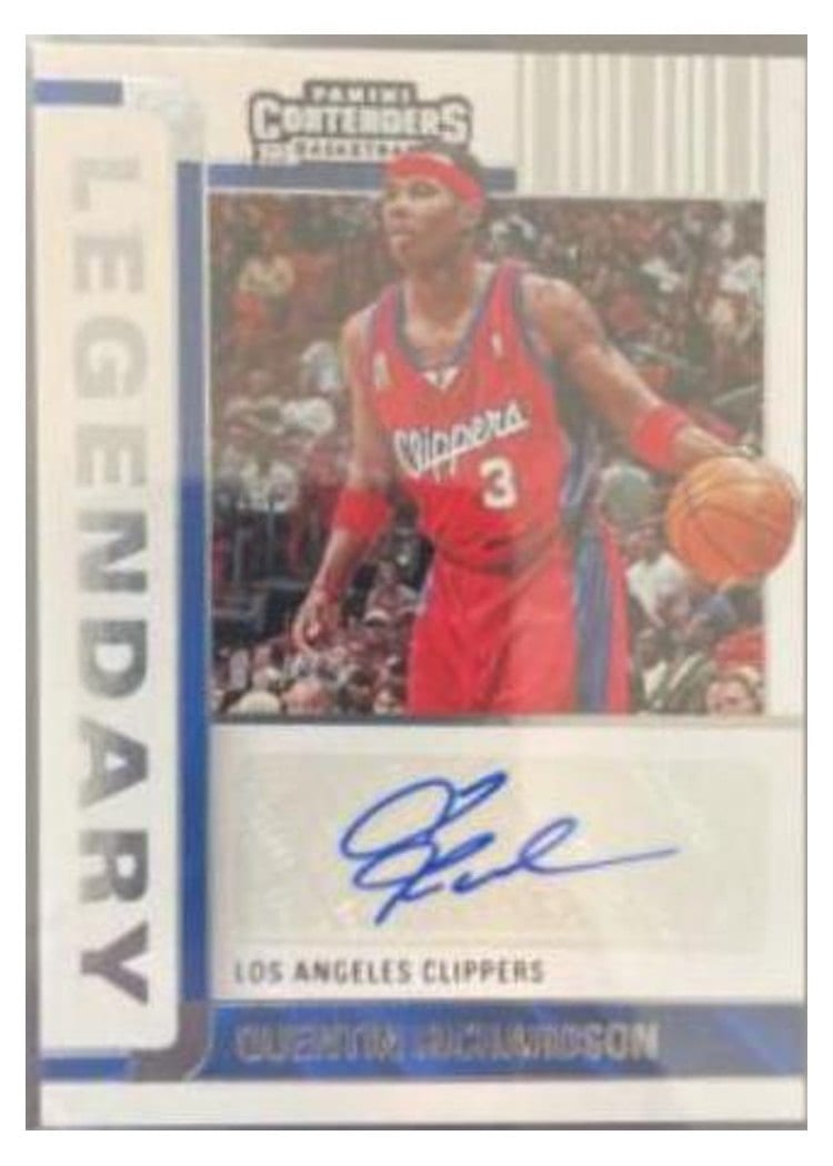 2022-23 Panini Contenders Legendary Contenders Autographs Quentin Richardson #LC-QRS card