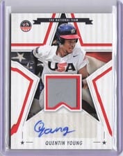 2025 Panini Stars & Stripes Signature Materials Quentin Young #SSM-QY