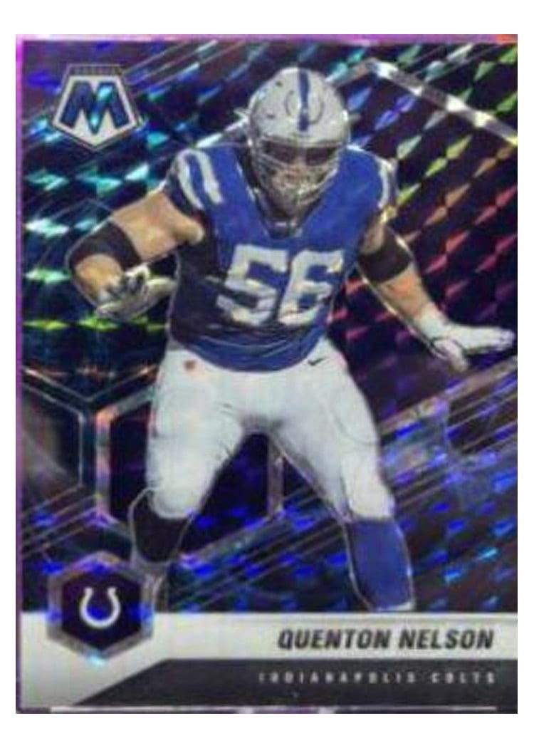 2021 Panini Mosaic Base Set Quenton Nelson #94 card