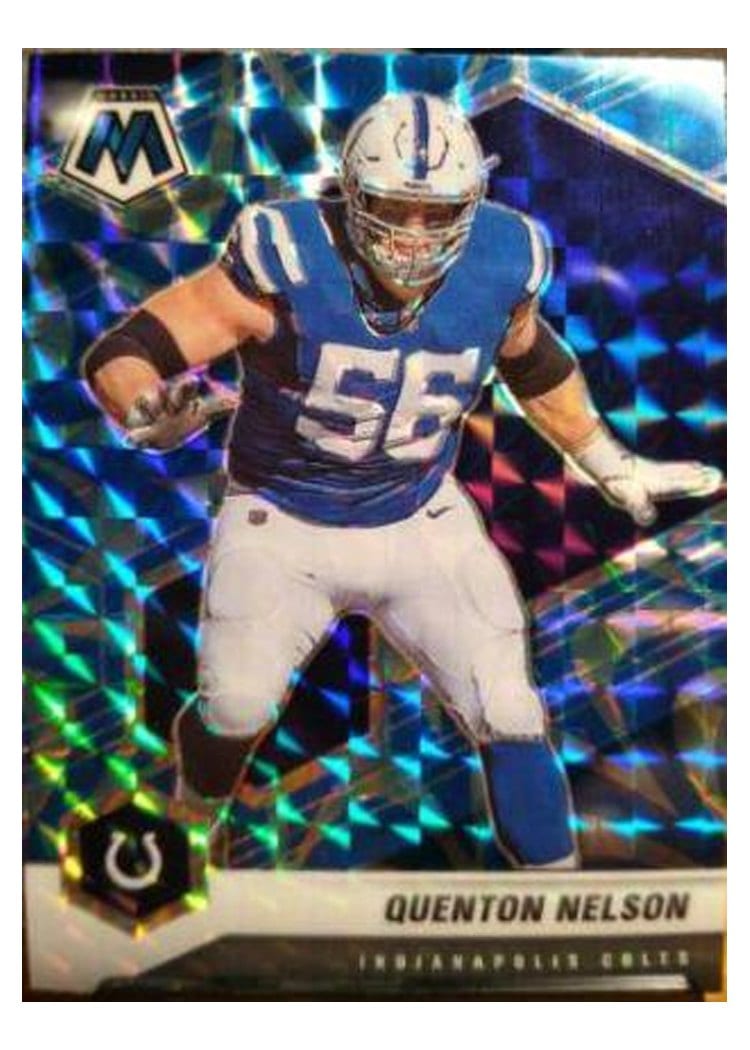 2021 Panini Mosaic Base Set Quenton Nelson #94 card