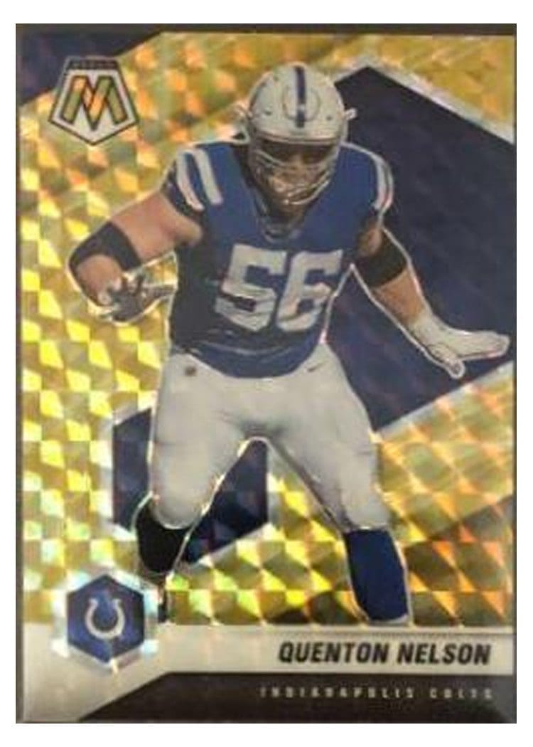2021 Panini Mosaic Base Set Quenton Nelson #94 card