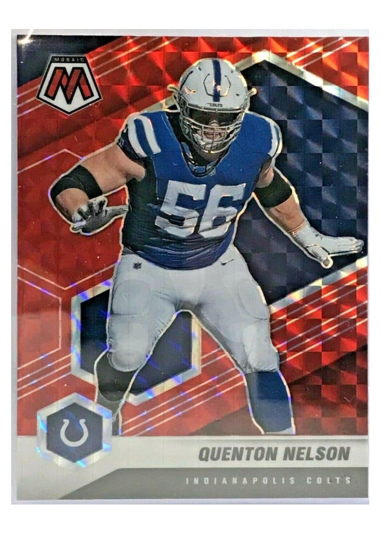 2021 Panini Mosaic Base Set Quenton Nelson #94 card