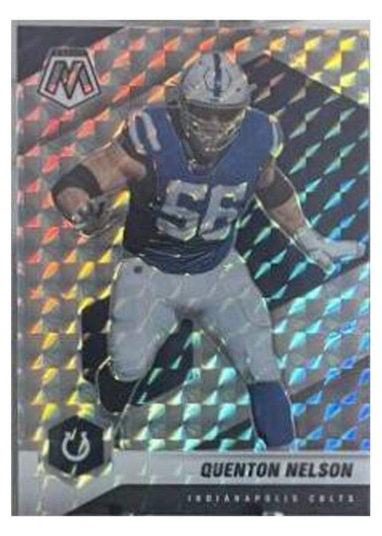 2021 Panini Mosaic Base Set Quenton Nelson #94 card