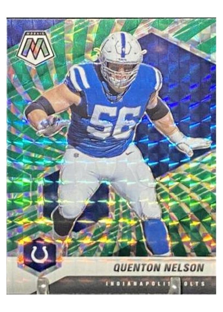 2021 Panini Mosaic Base Set Quenton Nelson #94 card