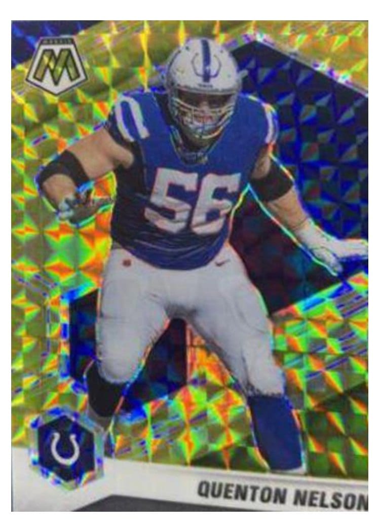 2021 Panini Mosaic Base Set Quenton Nelson #94 card