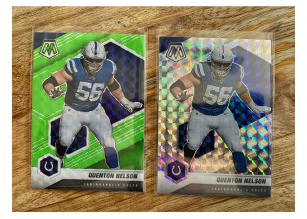 2021 Panini Mosaic Base Set Quenton Nelson #94 card