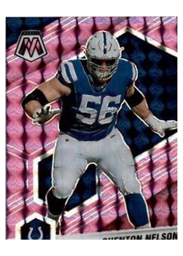 2021 Panini Mosaic Base Set Quenton Nelson #94 card