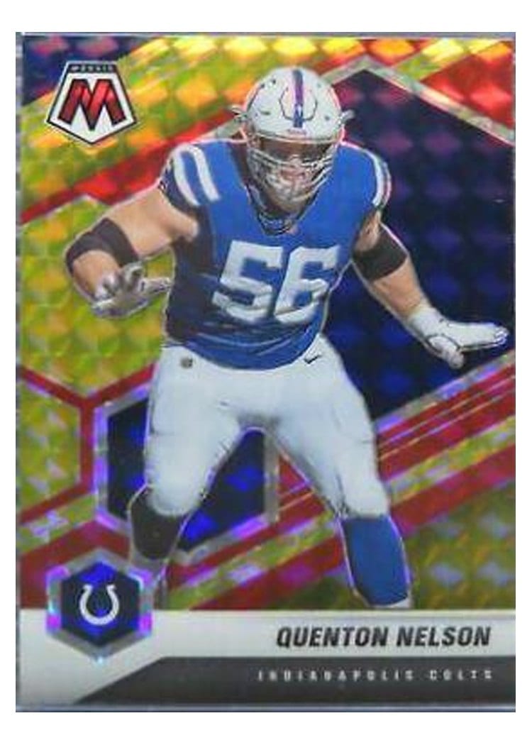 2021 Panini Mosaic Base Set Quenton Nelson #94 card