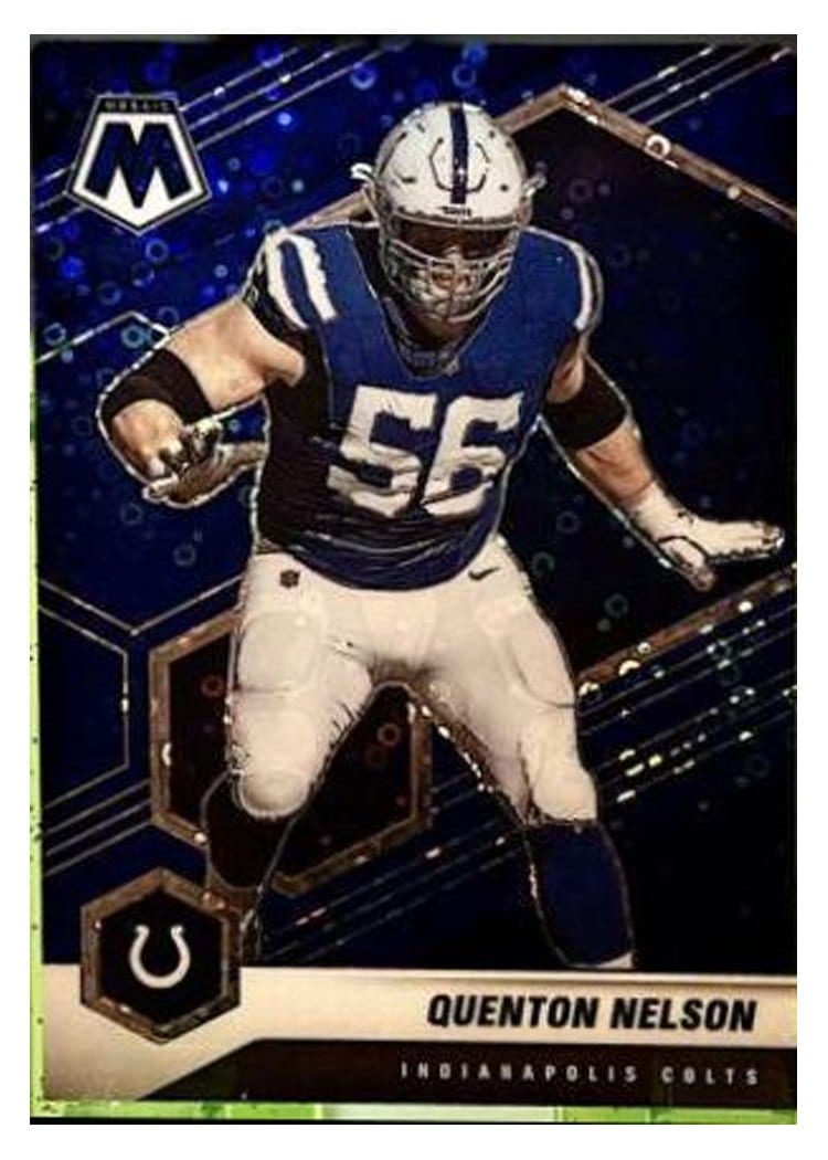 2021 Panini Mosaic Base Set Quenton Nelson #94 card