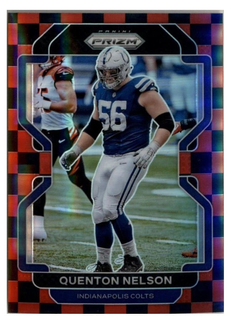 2021 Panini Prizm Base Set Quenton Nelson #23 card