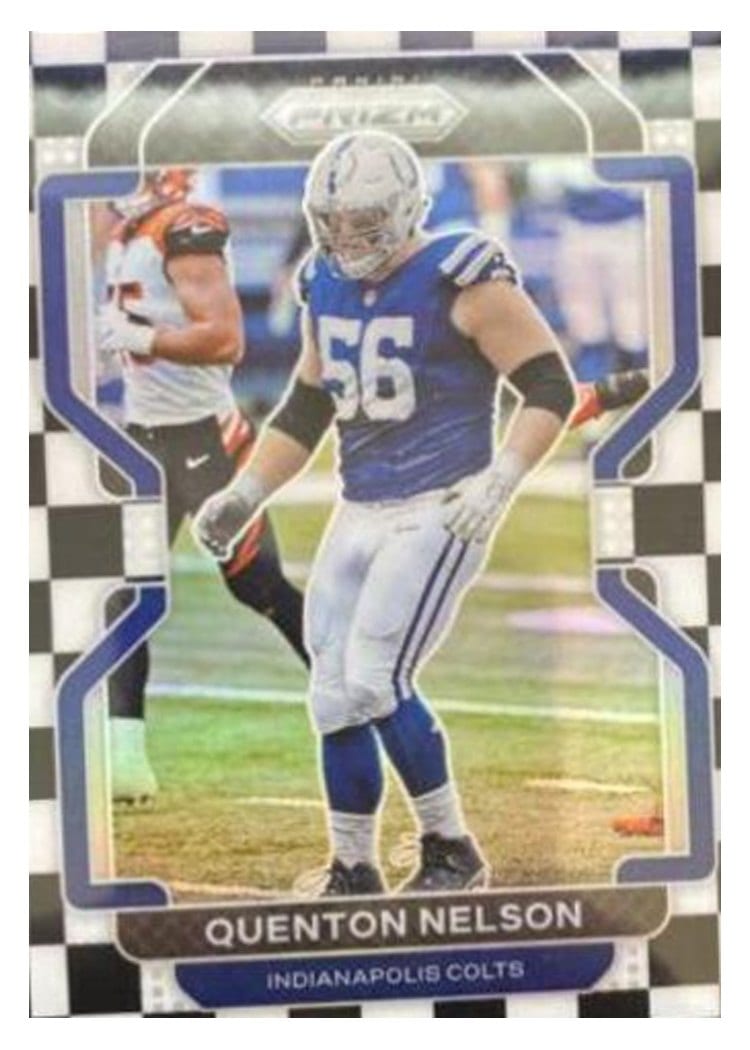 2021 Panini Prizm Base Set Quenton Nelson #23 card