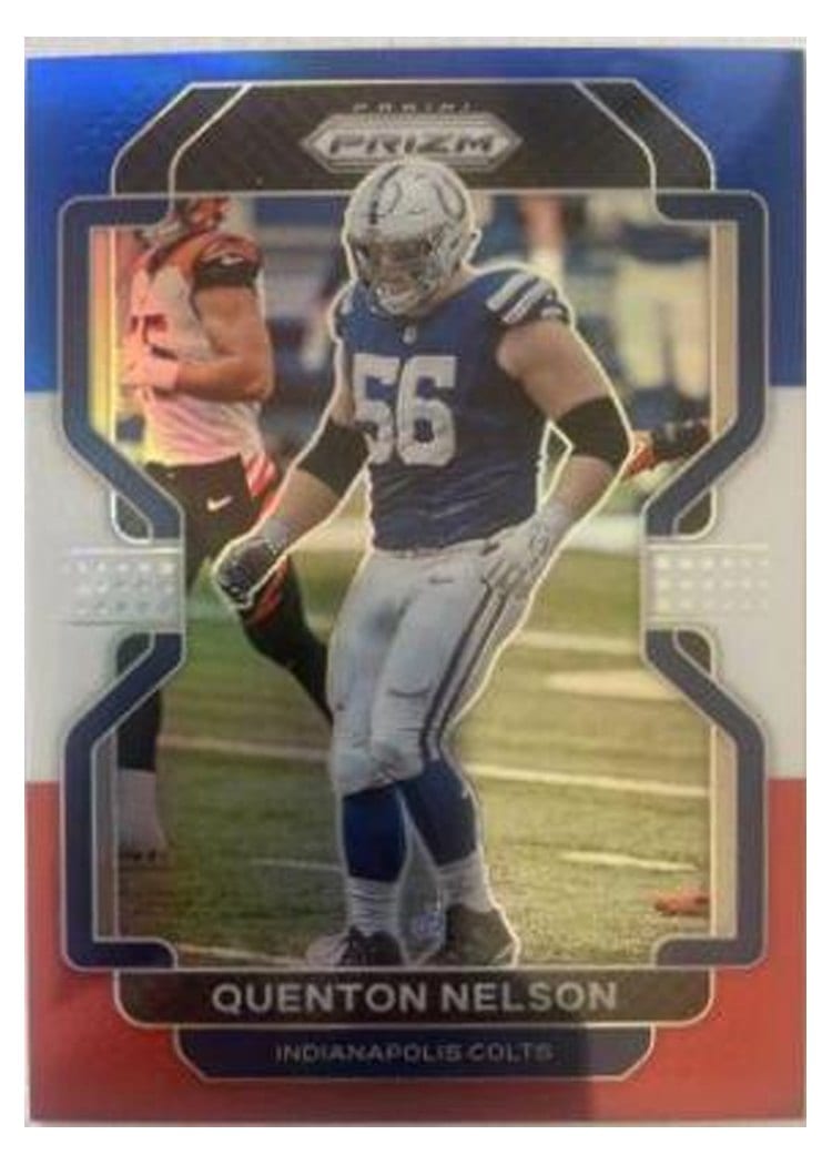 2021 Panini Prizm Base Set Quenton Nelson #23 card