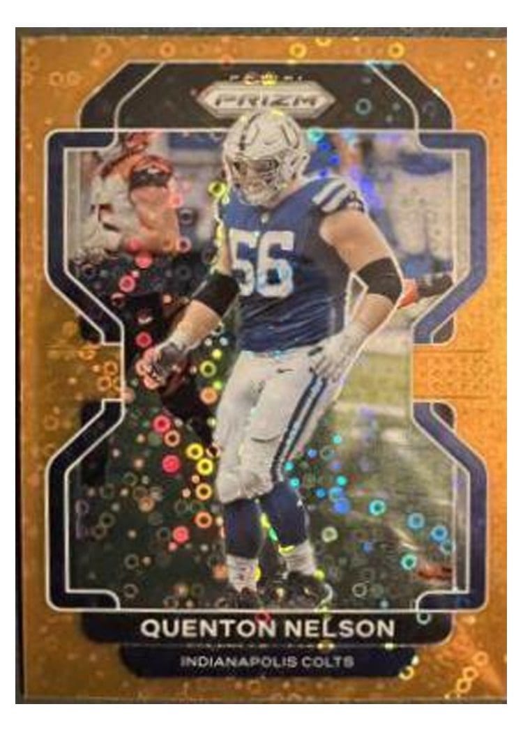 2021 Panini Prizm Base Set Quenton Nelson #23 card