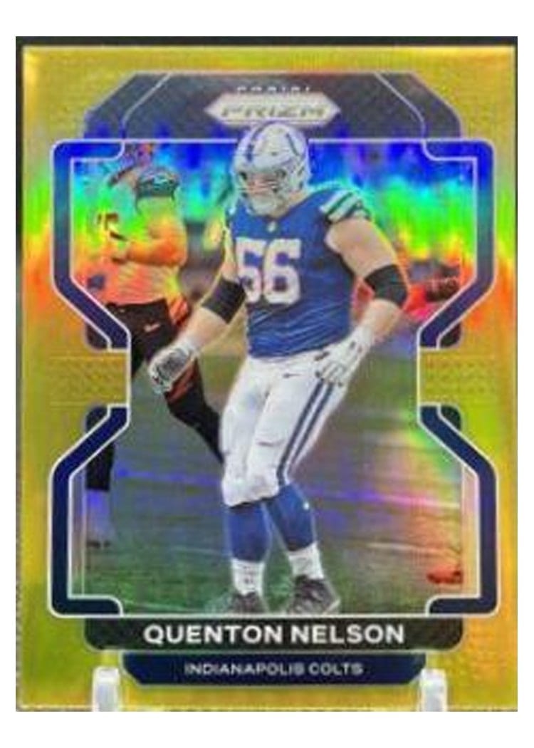 2021 Panini Prizm Base Set Quenton Nelson #23 card