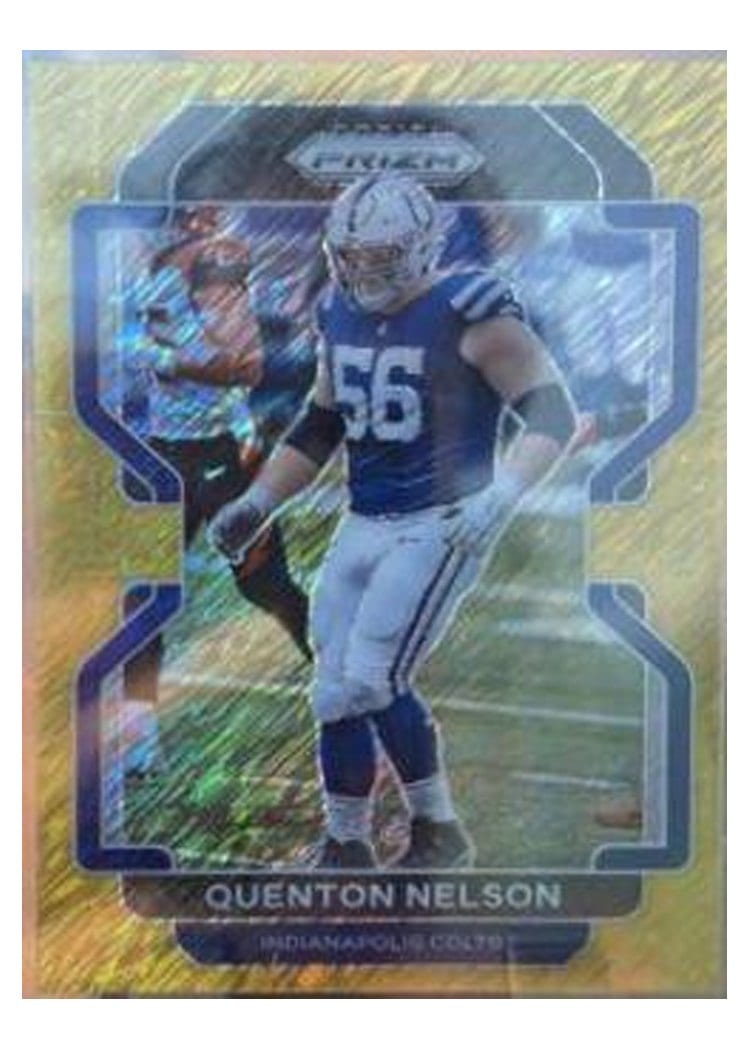 2021 Panini Prizm Base Set Quenton Nelson #23 card