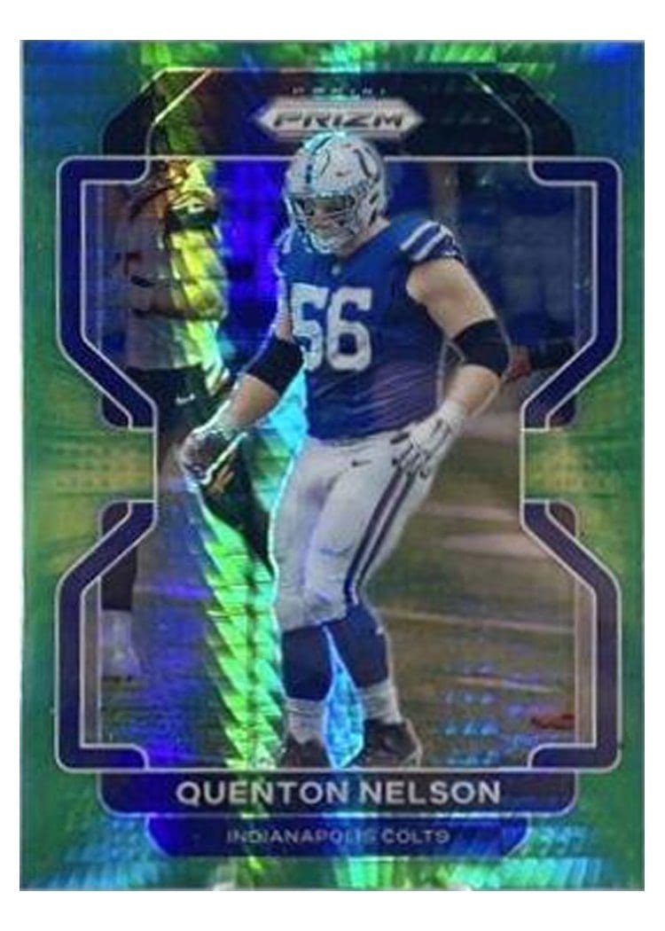 2021 Panini Prizm Base Set Quenton Nelson #23 card