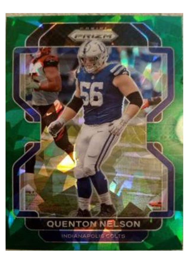 2021 Panini Prizm Base Set Quenton Nelson #23 card