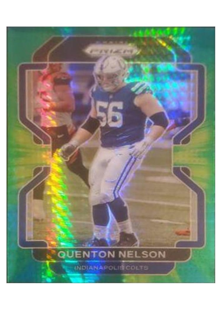 2021 Panini Prizm Base Set Quenton Nelson #23 card