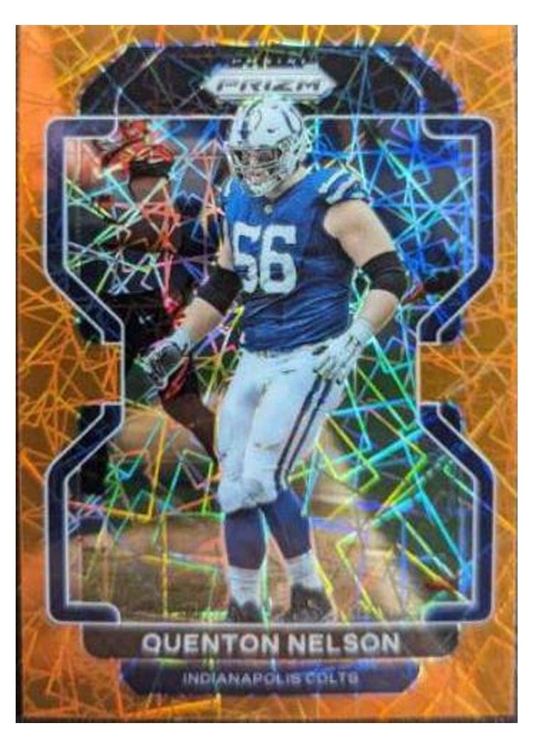 2021 Panini Prizm Base Set Quenton Nelson #23 card