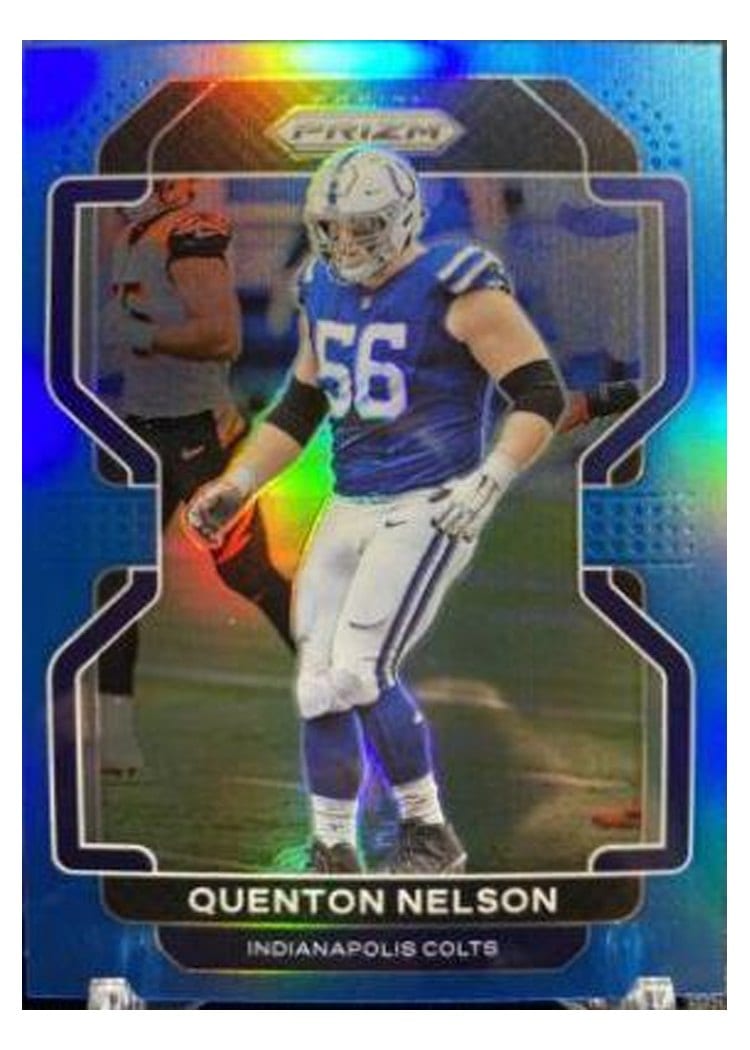2021 Panini Prizm Base Set Quenton Nelson #23 card