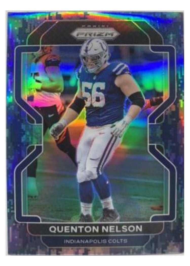 2021 Panini Prizm Base Set Quenton Nelson #23 card