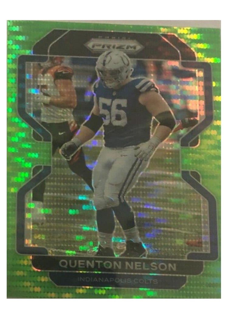 2021 Panini Prizm Base Set Quenton Nelson #23 card