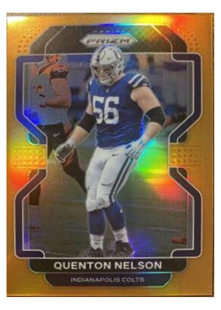2021 Panini Prizm Base Set Quenton Nelson #23 card