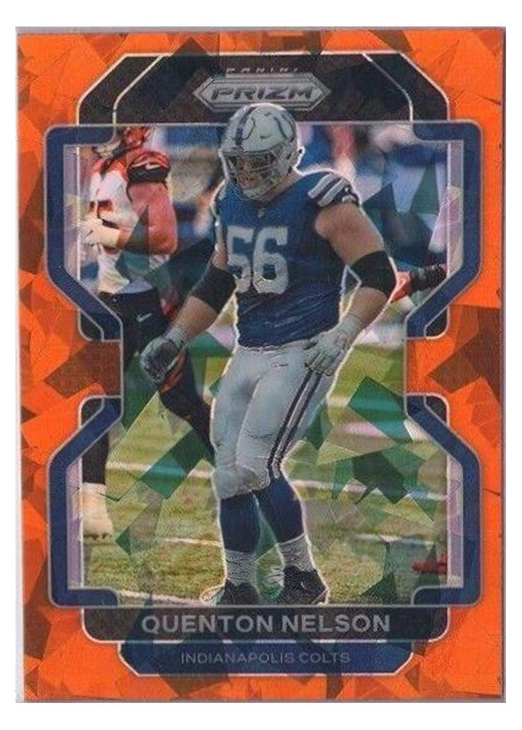 2021 Panini Prizm Base Set Quenton Nelson #23 card