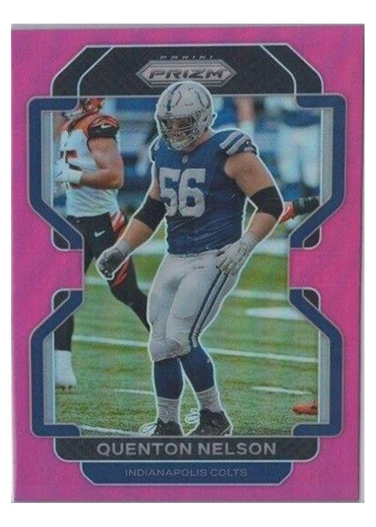 2021 Panini Prizm Base Set Quenton Nelson #23 card