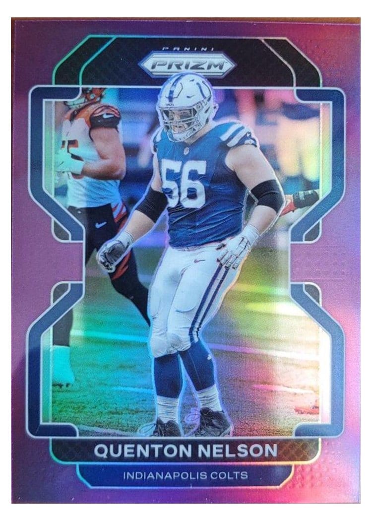 2021 Panini Prizm Base Set Quenton Nelson #23 card