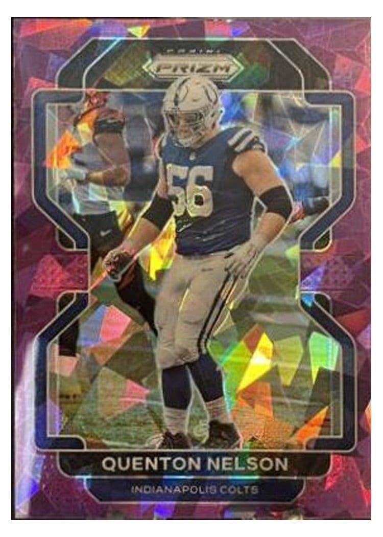 2021 Panini Prizm Base Set Quenton Nelson #23 card