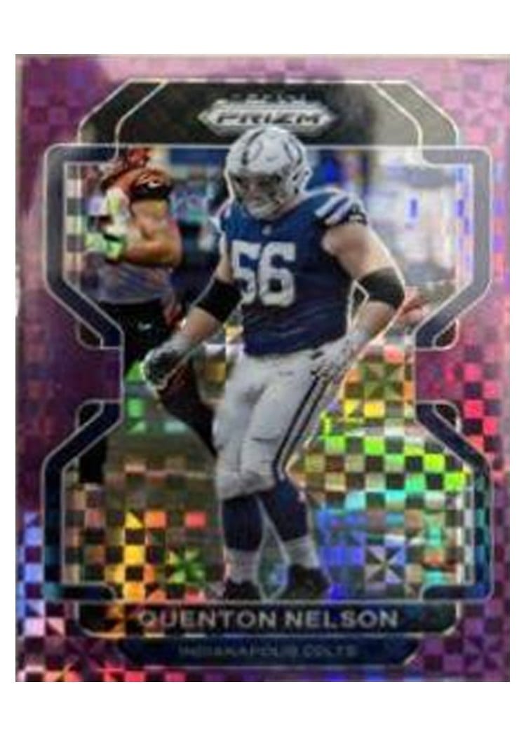 2021 Panini Prizm Base Set Quenton Nelson #23 card