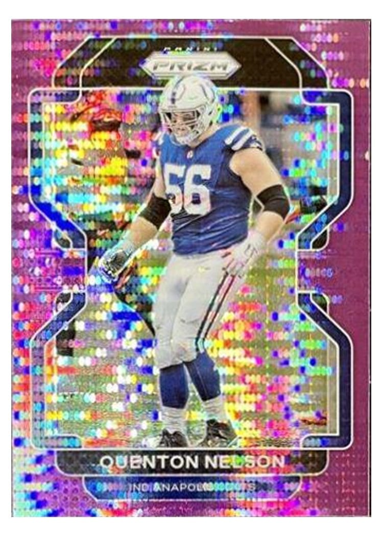 2021 Panini Prizm Base Set Quenton Nelson #23 card