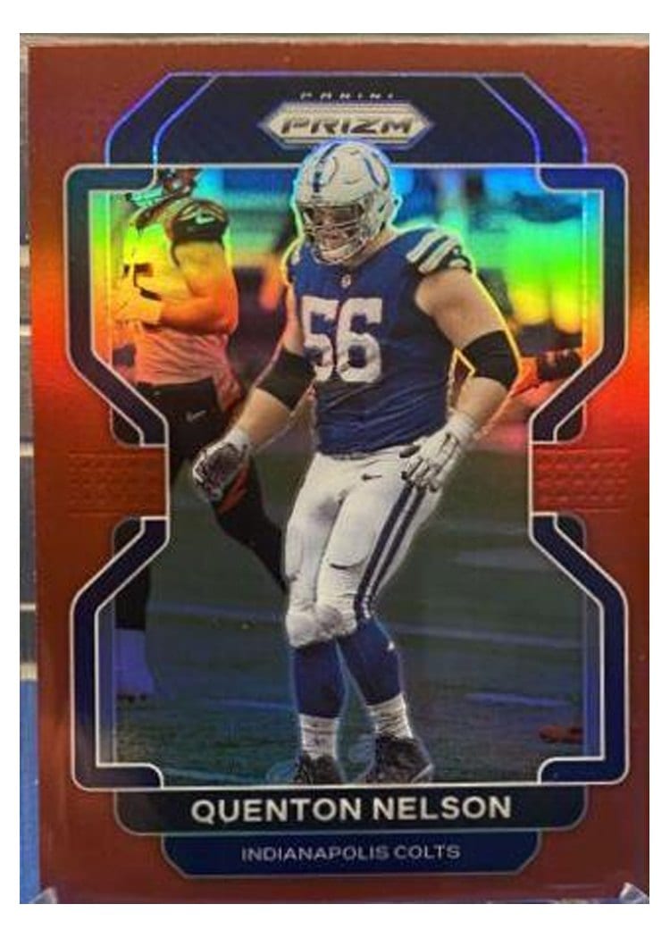 2021 Panini Prizm Base Set Quenton Nelson #23 card
