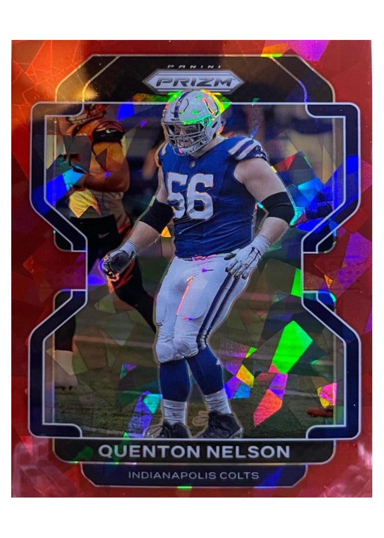 2021 Panini Prizm Base Set Quenton Nelson #23 card