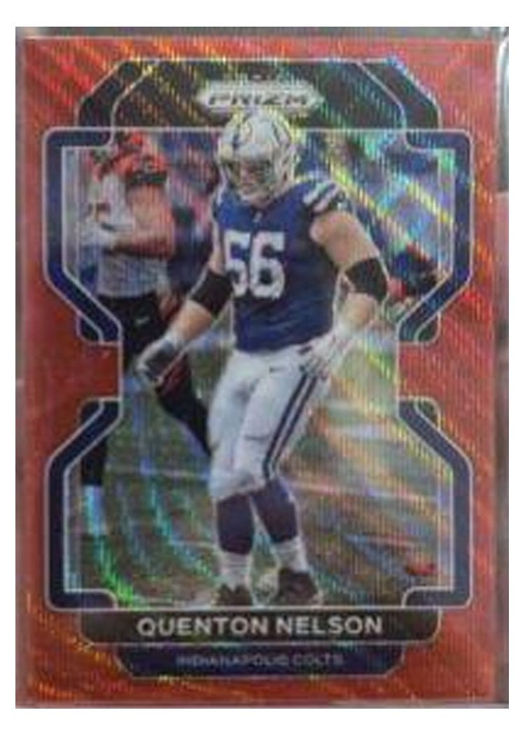 2021 Panini Prizm Base Set Quenton Nelson #23 card