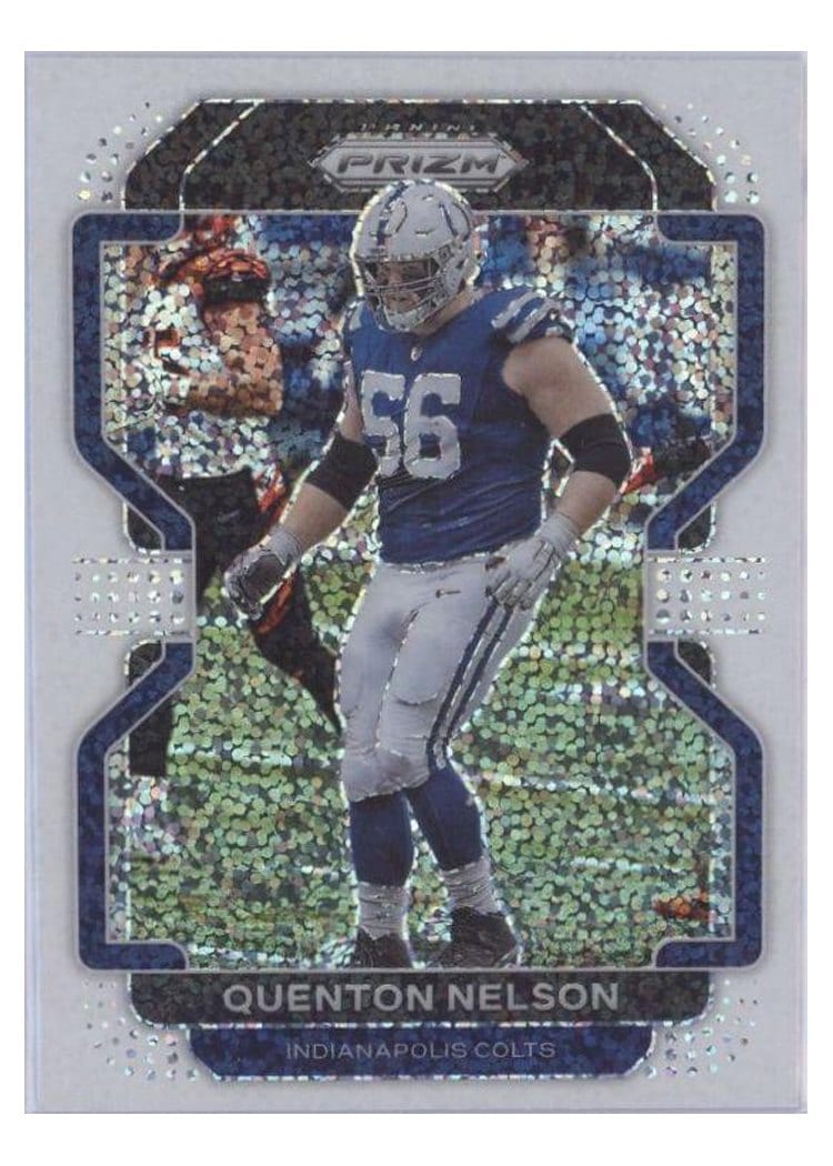 2021 Panini Prizm Base Set Quenton Nelson #23 card