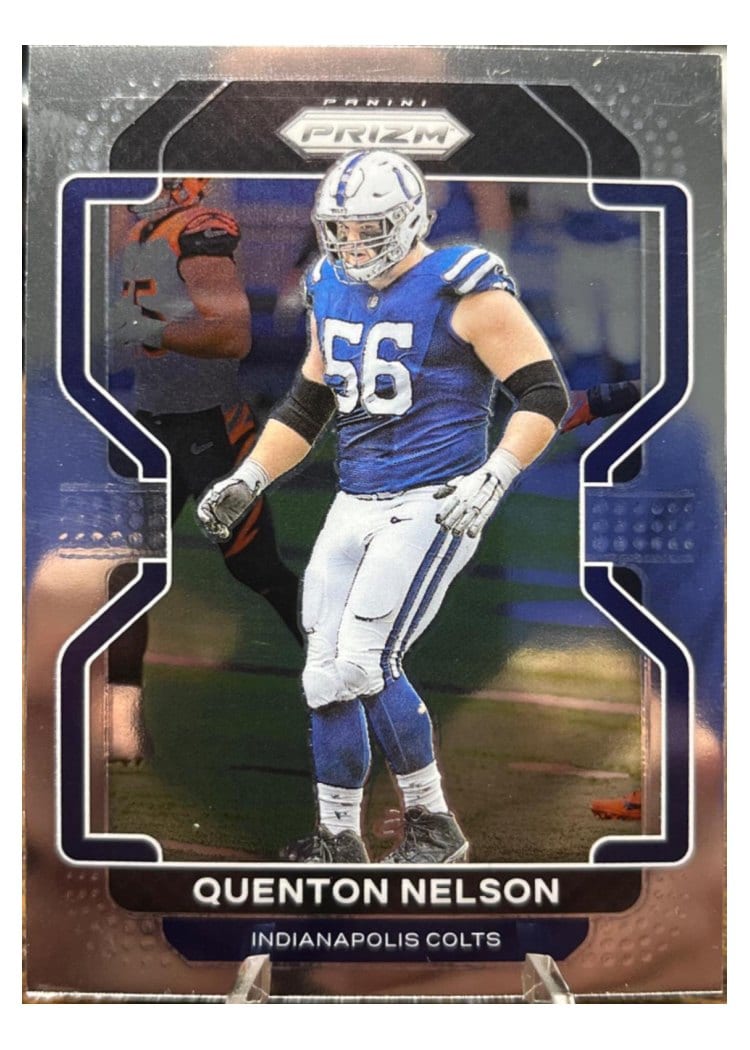 2021 Panini Prizm Base Set Quenton Nelson #23 card