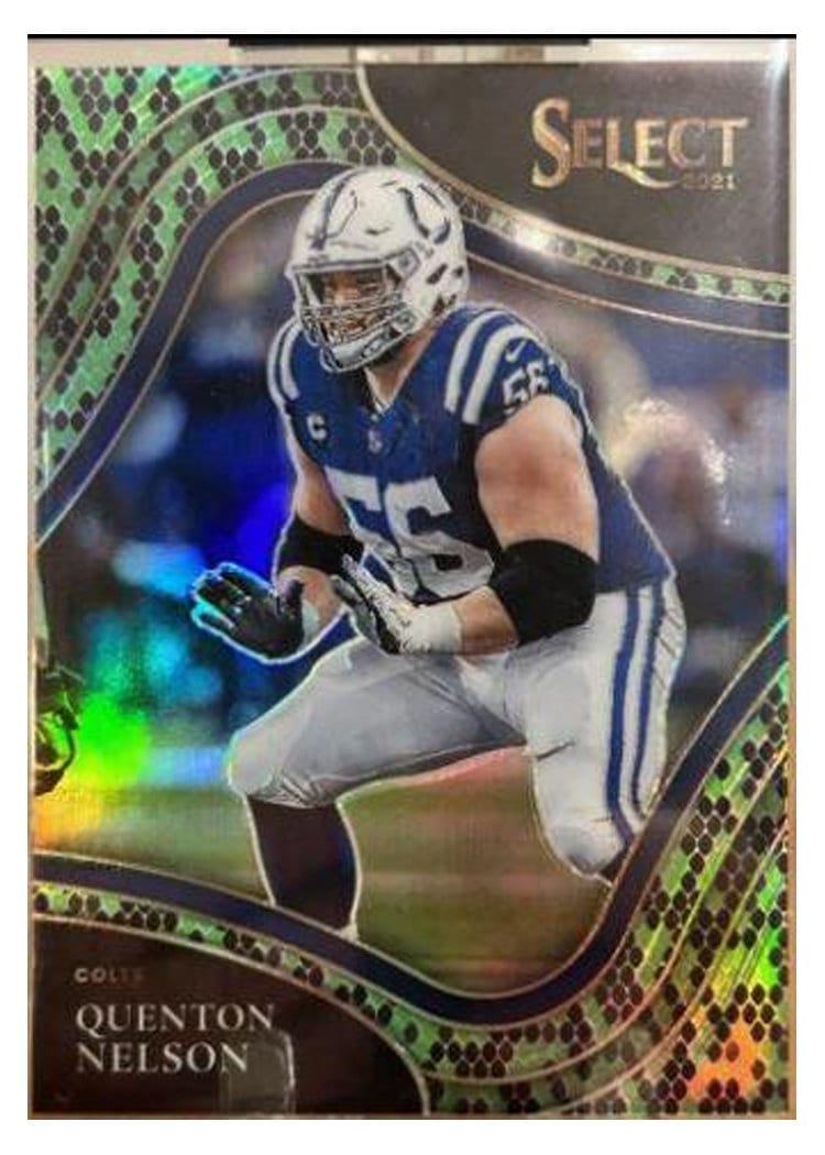 2021 Panini Select Base Set Quenton Nelson #316 card