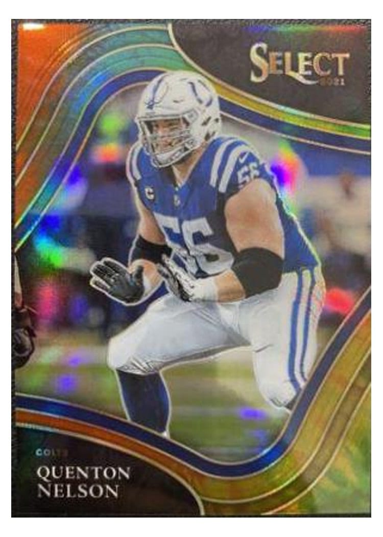 2021 Panini Select Base Set Quenton Nelson #316 card
