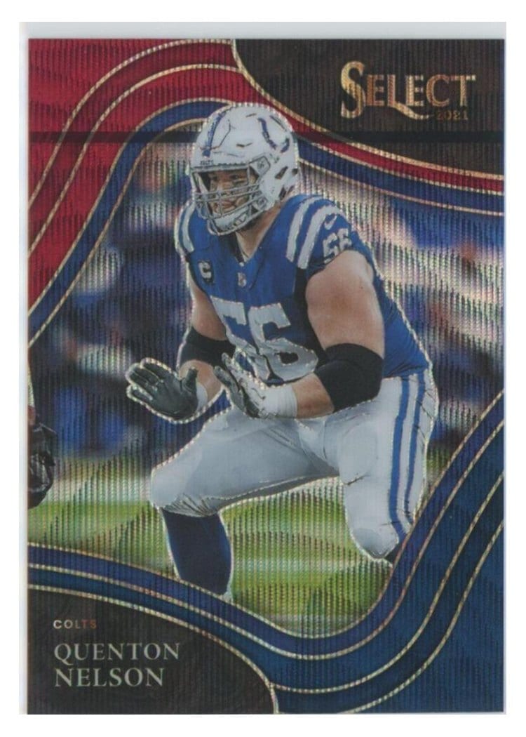 2021 Panini Select Base Set Quenton Nelson #316 card