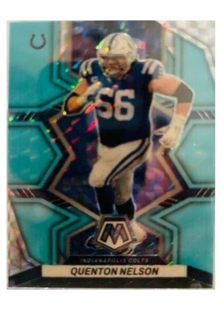 2022 Panini Mosaic Base Set Quenton Nelson #85 card