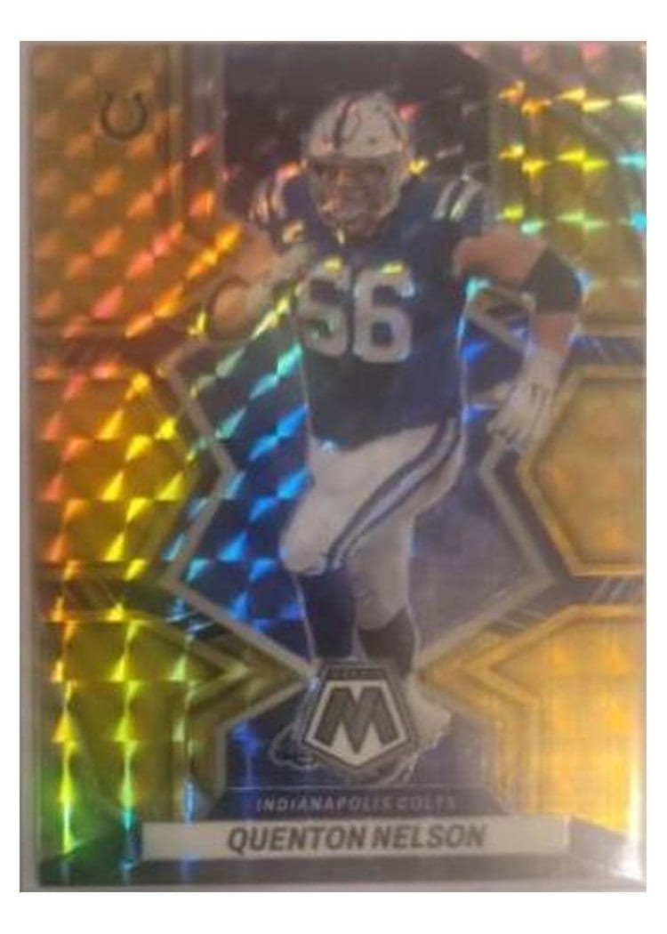 2022 Panini Mosaic Base Set Quenton Nelson #85 card