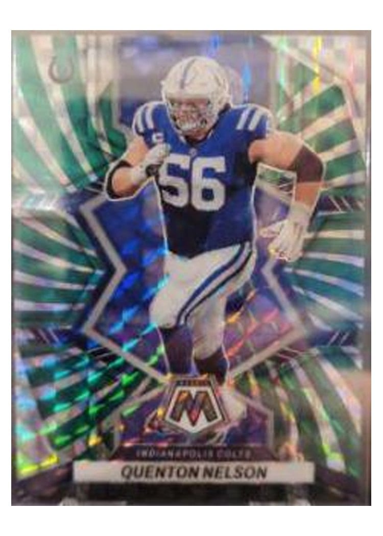 2022 Panini Mosaic Base Set Quenton Nelson #85 card