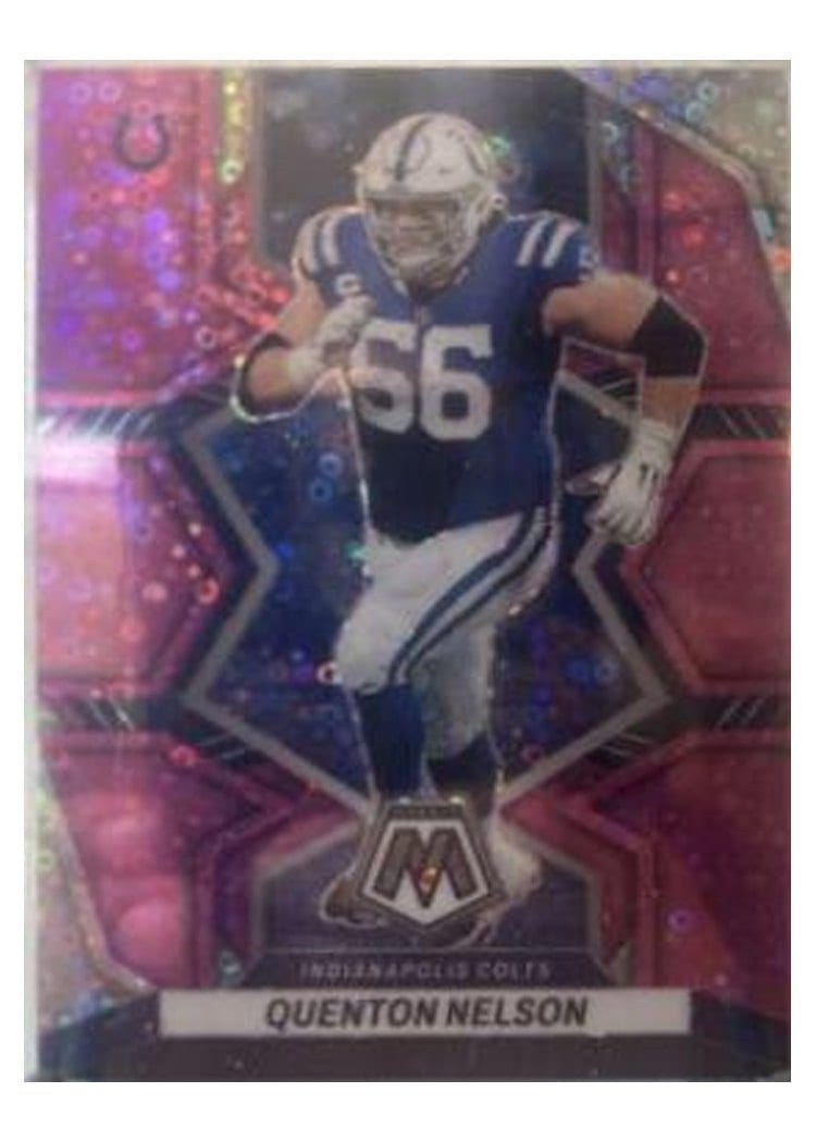 2022 Panini Mosaic Base Set Quenton Nelson #85 card