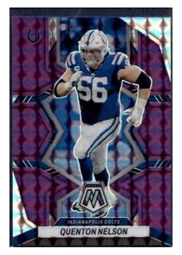 2022 Panini Mosaic Base Set Quenton Nelson #85 card