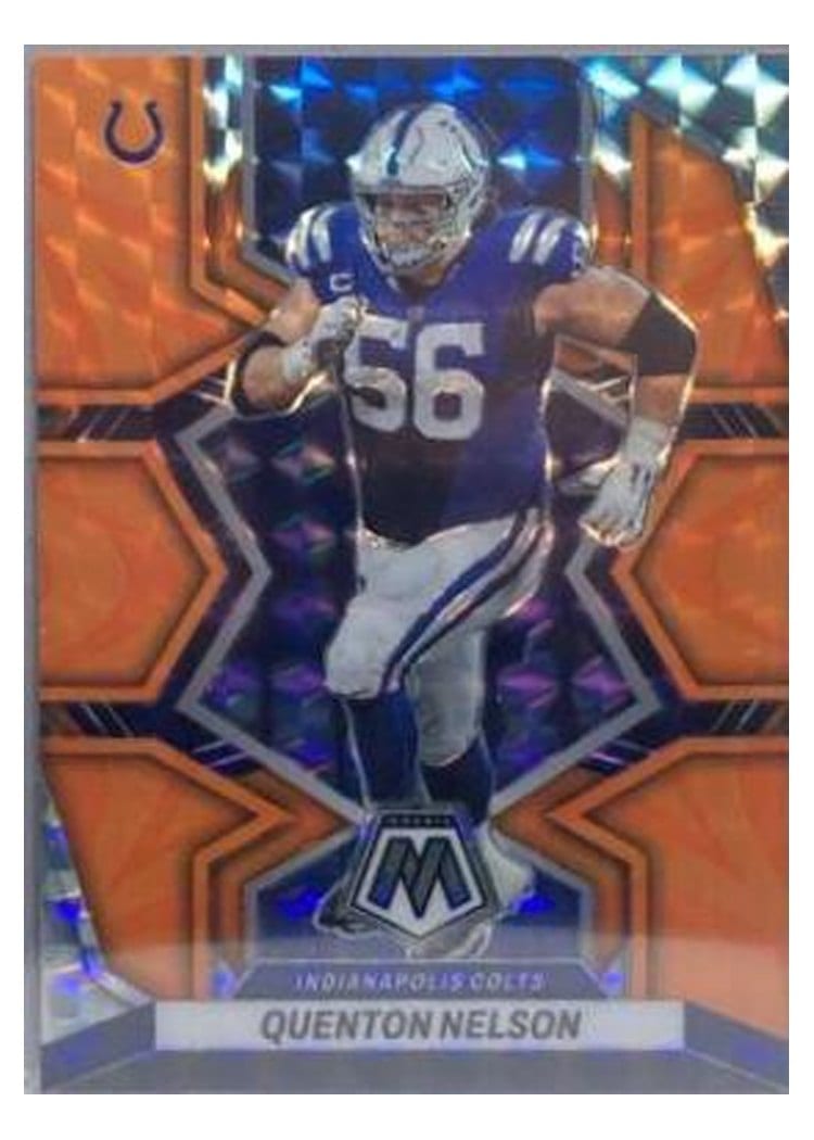 2022 Panini Mosaic Base Set Quenton Nelson #85 card