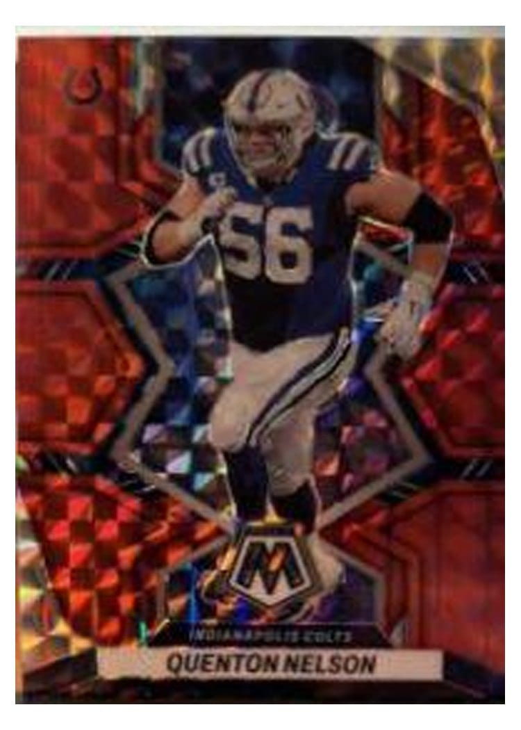 2022 Panini Mosaic Base Set Quenton Nelson #85 card