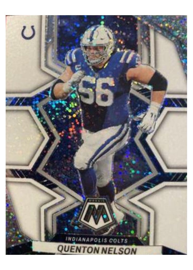 2022 Panini Mosaic Base Set Quenton Nelson #85 card