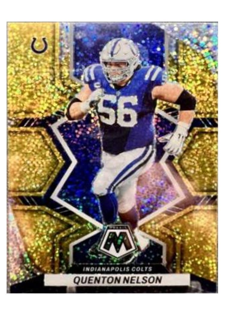 2022 Panini Mosaic Base Set Quenton Nelson #85 card